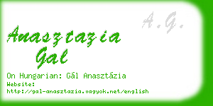anasztazia gal business card
